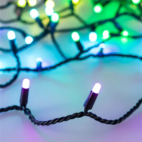 Светодиодная гирлянда Ardecoled ARD-STRING-CLASSIC-10000-BLACK-95LED-MILK-LIVE RGBW-DMX (24V, 10W)