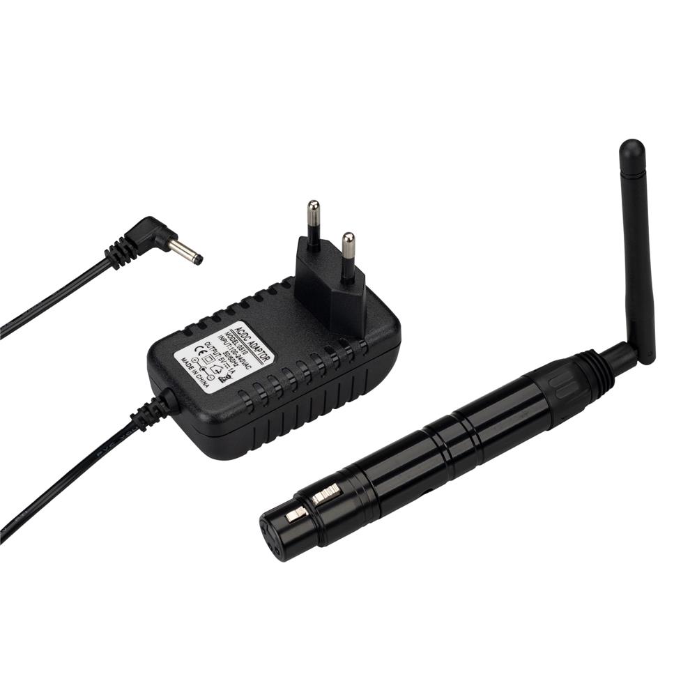 Усилитель Arlight SMART-DMX-Receiver Black (5V, XLR3 Male, 2.4G)