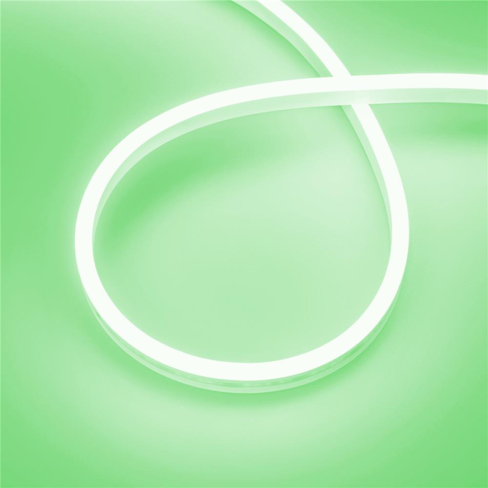 Светодиодная лента герметичная Arlight AURORA-PS-A120-12x6mm 24V Green (10 W/m, IP65, 2835, 5m)