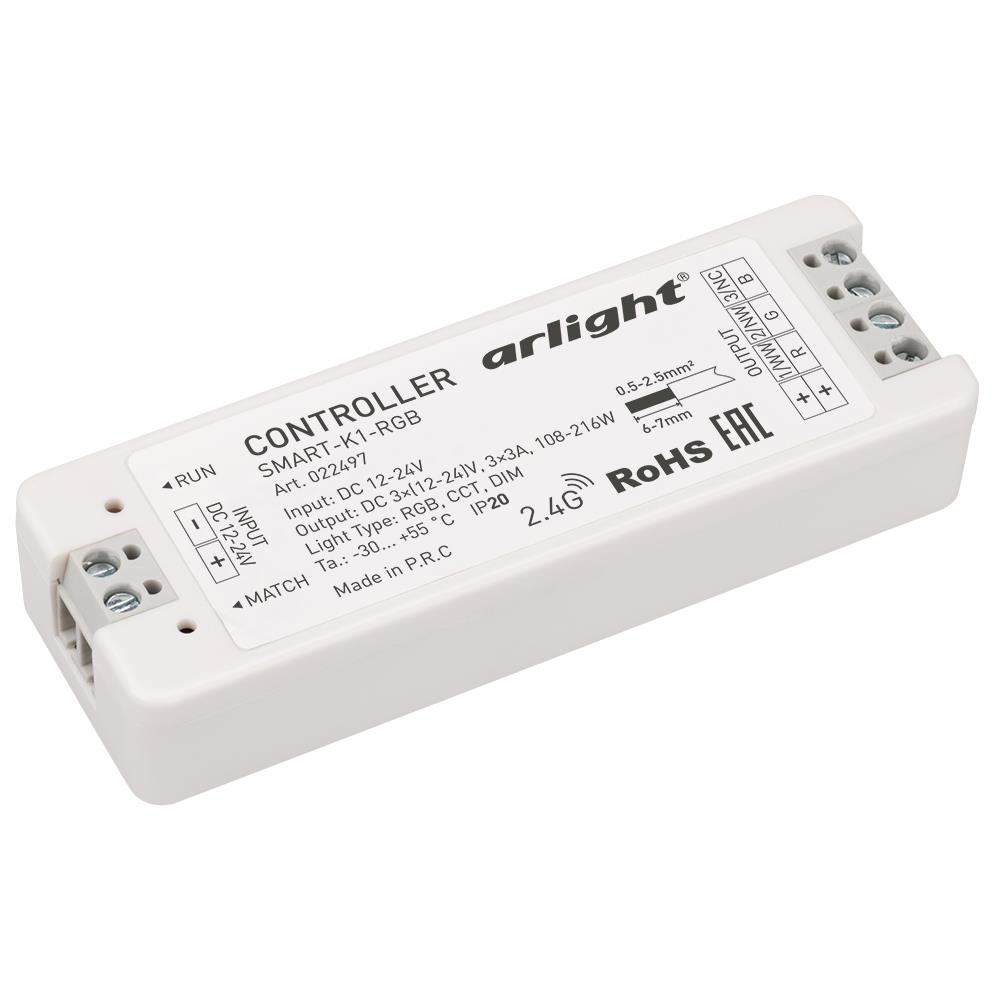 Контроллер Arlight SMART-K1-RGB (12-24V, 3x3A, 2.4G)