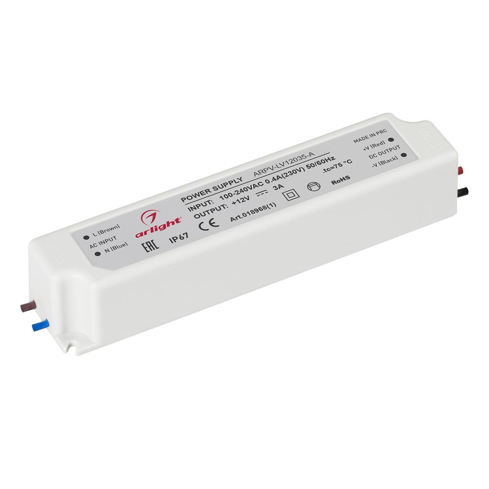 Блок питания Arlight ARPV-LV12035-A (12V, 3.0A, 36W)