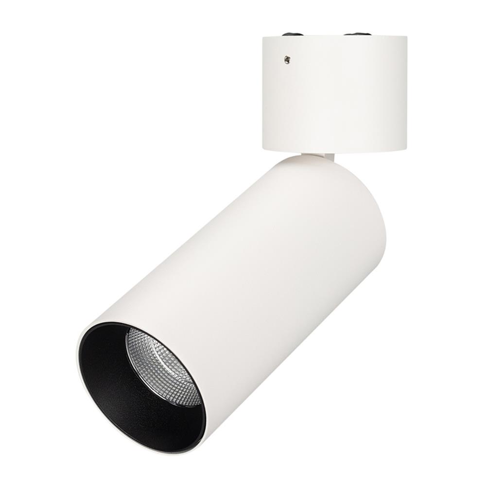 Светильник Arlight SP-POLO-SURFACE-FLAP-R65-8W Warm3000 (WH-BK, 40 deg)