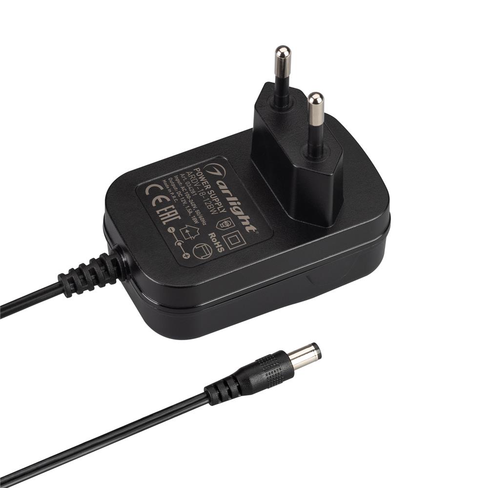 Блок питания Arlight ARDV-18-12BW (12V, 1.5A, 18W)
