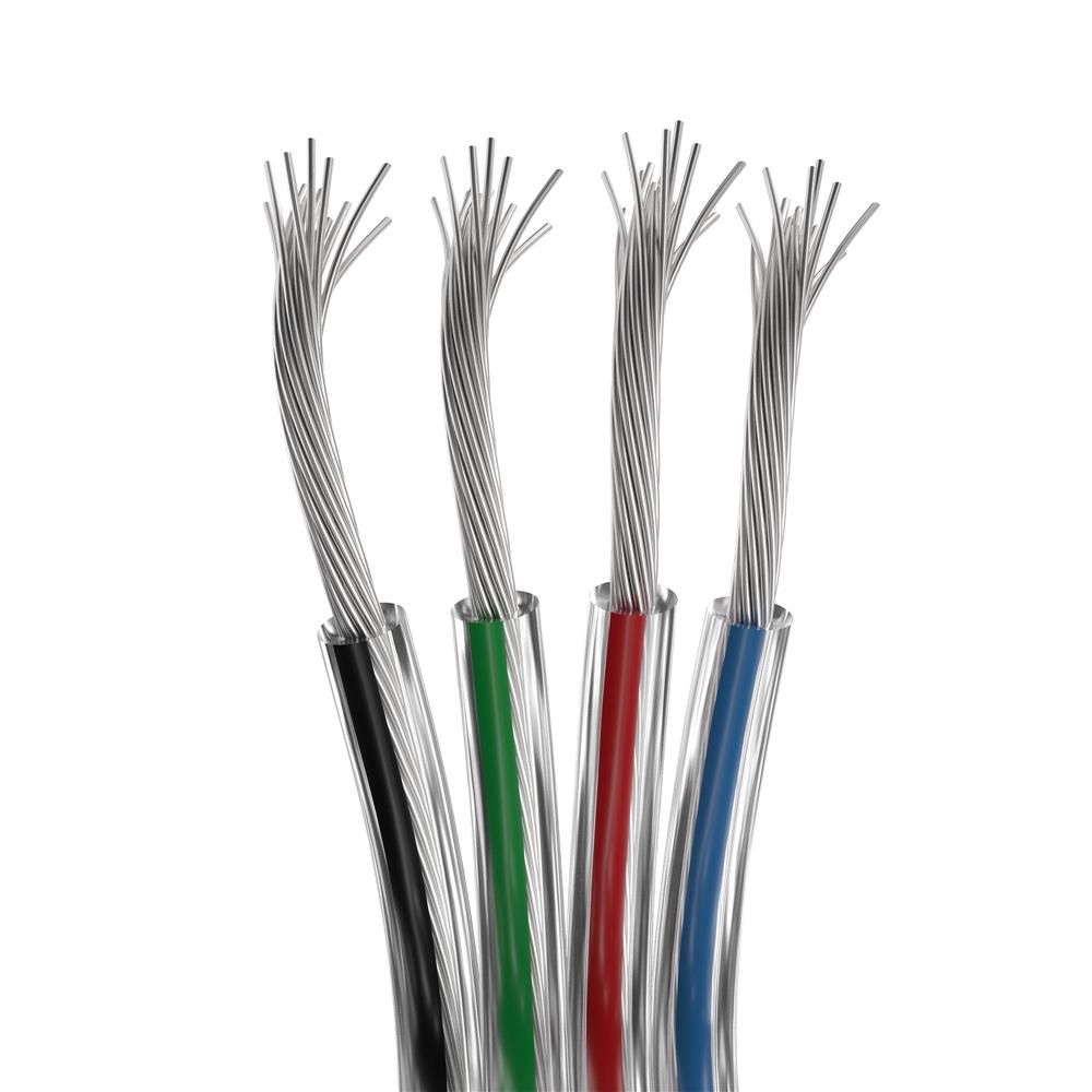 Шлейф питания Arlight ARL-18AWG-CLEAR-4Wire-CU