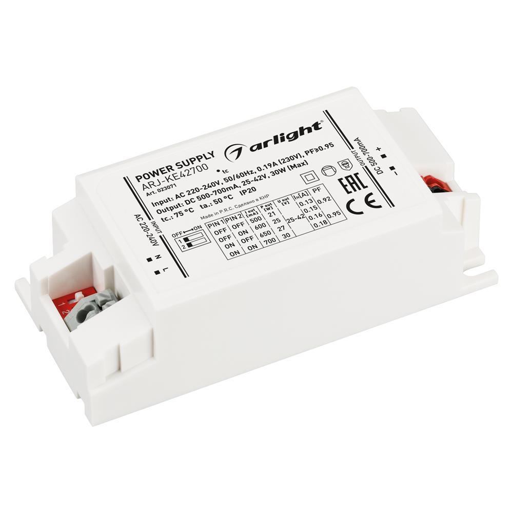 Блок питания Arlight ARJ-KE42700 (30W, 500-700mA, PFC)