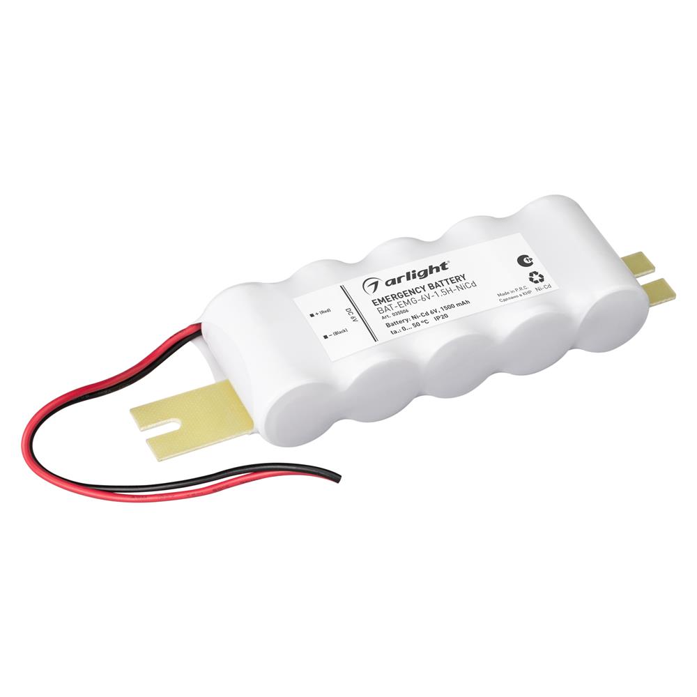 Аккумуляторная батарея Arlight BAT-EMG-6V-1.5H-NiCd