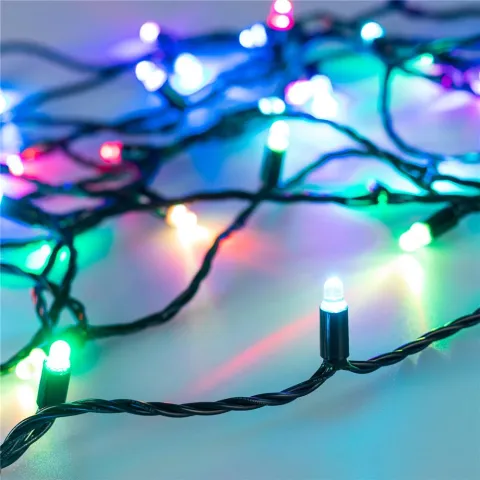 Светодиодная гирлянда Ardecoled ARD-STRING-CLASSIC-15000-BLACK-100LED-LIVE RGB-SPI (12V, 53W)