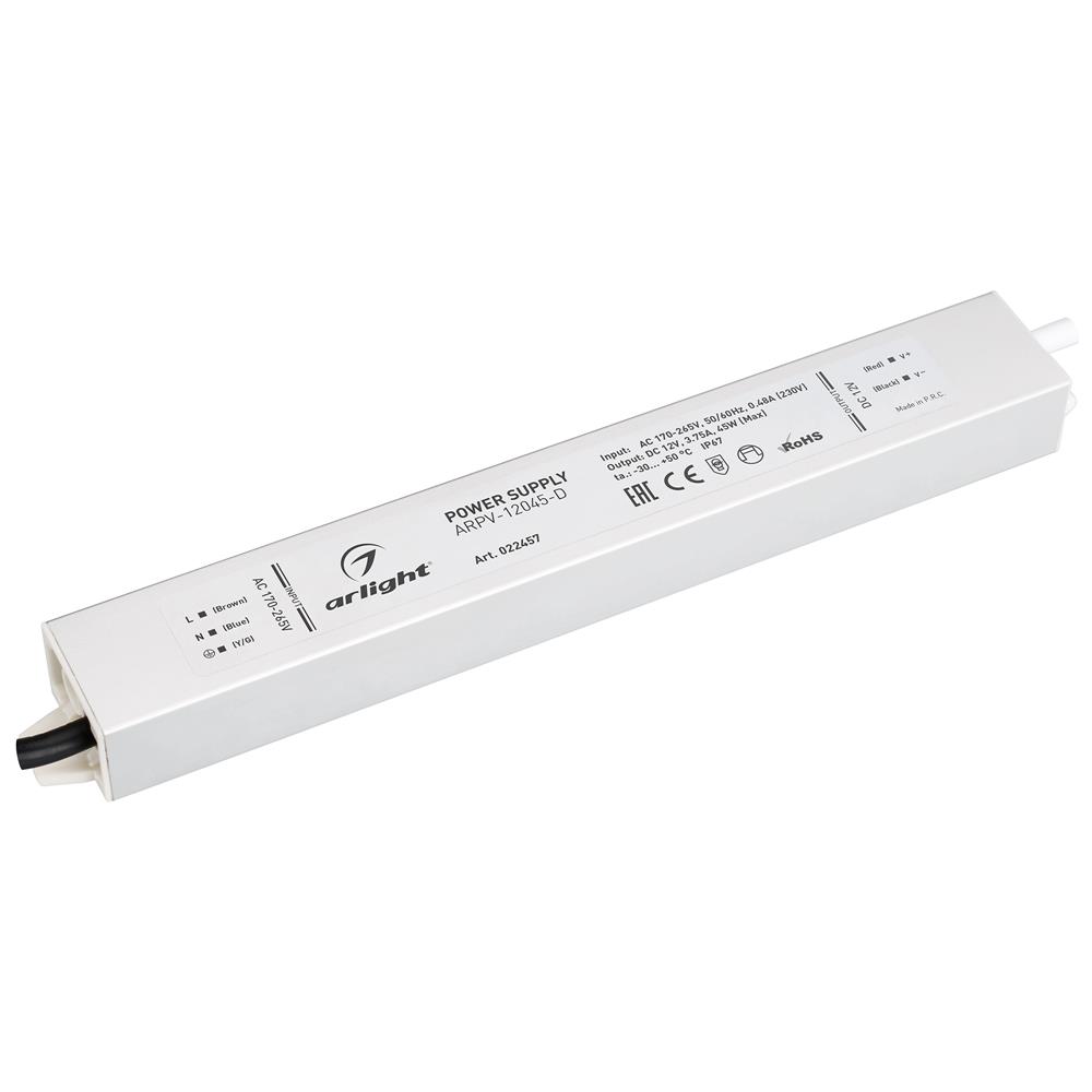 Блок питания Arlight ARPV-12045-D (12V, 3.8A, 45W)