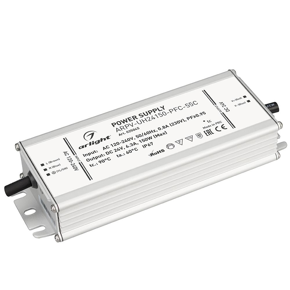 Блок питания Arlight ARPV-UH24150-PFC-55C (24V, 6.3A, 150W)