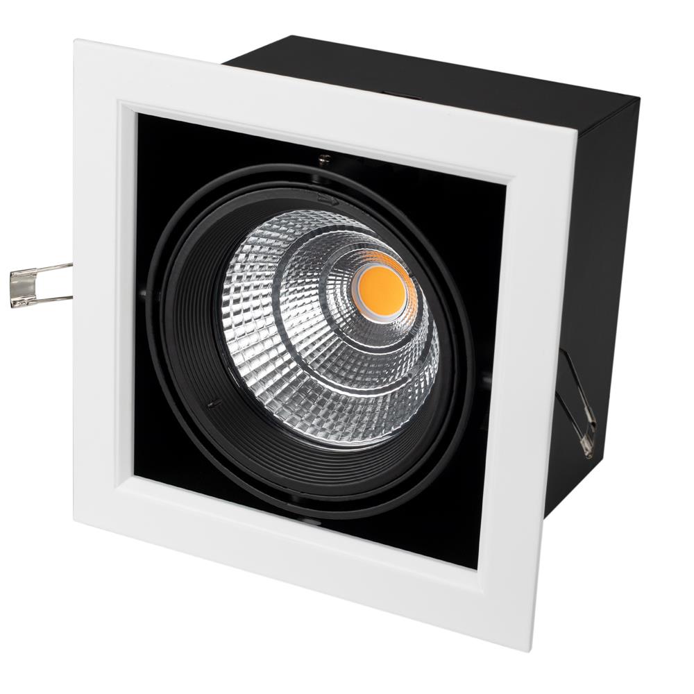 Светильник Arlight CL-KARDAN-S190x190-25W Day4000 (WH-BK, 30 deg)