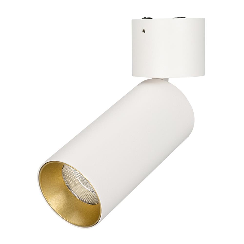 Светильник Arlight SP-POLO-SURFACE-FLAP-R65-8W Day4000 (WH-GD, 40 deg)
