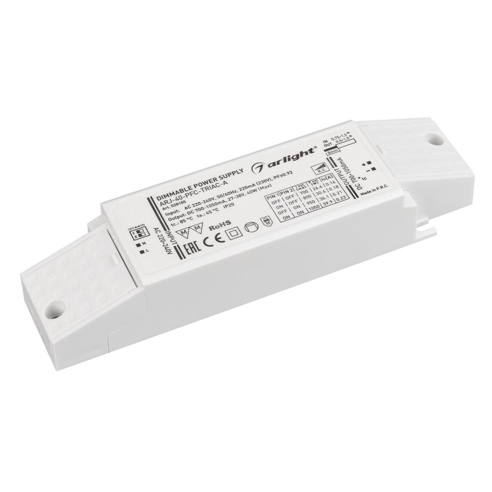 Блок питания Arlight ARJ-40-PFC-TRIAC-A (40W, 700-1050mA)