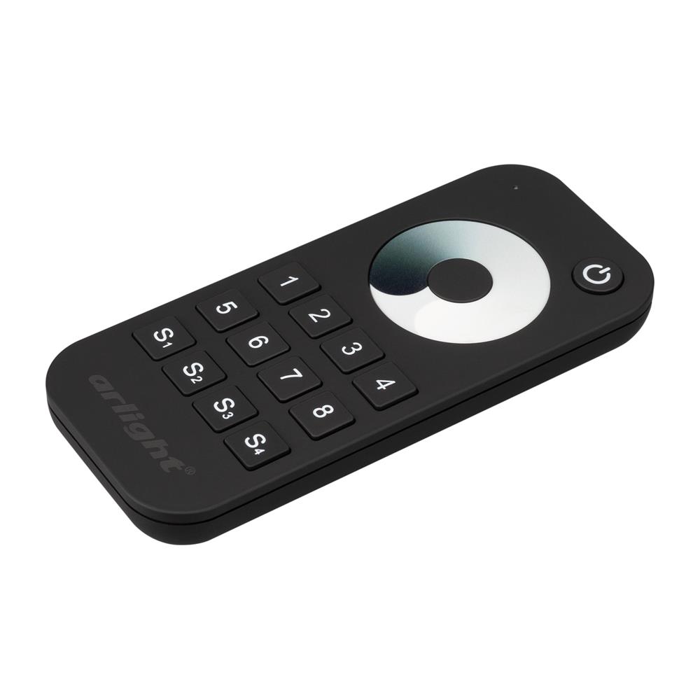 Пульт Arlight SMART-R24-DIM Black (8 зон, 2.4G)