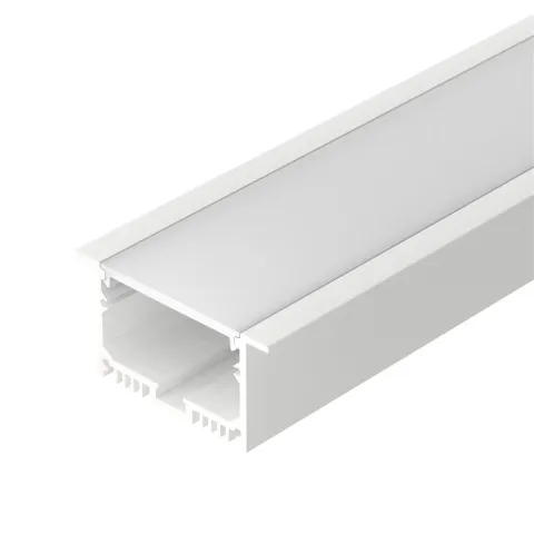 Профиль с экраном Arlight SL-LINIA62-F-2500 WHITE+OPAL