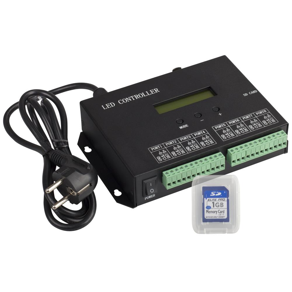 Контроллер Arlight HX-803SA DMX (8192 pix, 220V, SD-карта)