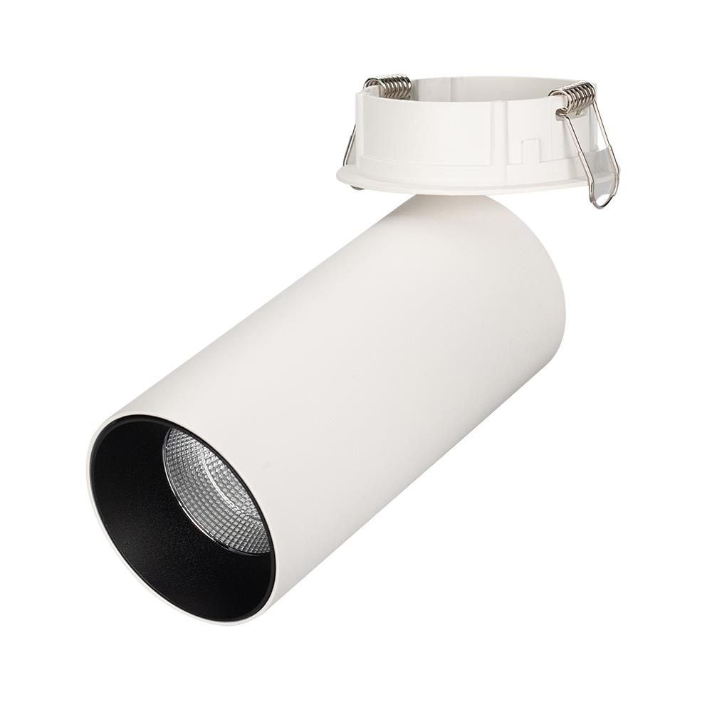 Светильник Arlight SP-POLO-BUILT-R65-8W Warm3000 (WH-BK, 40 deg)