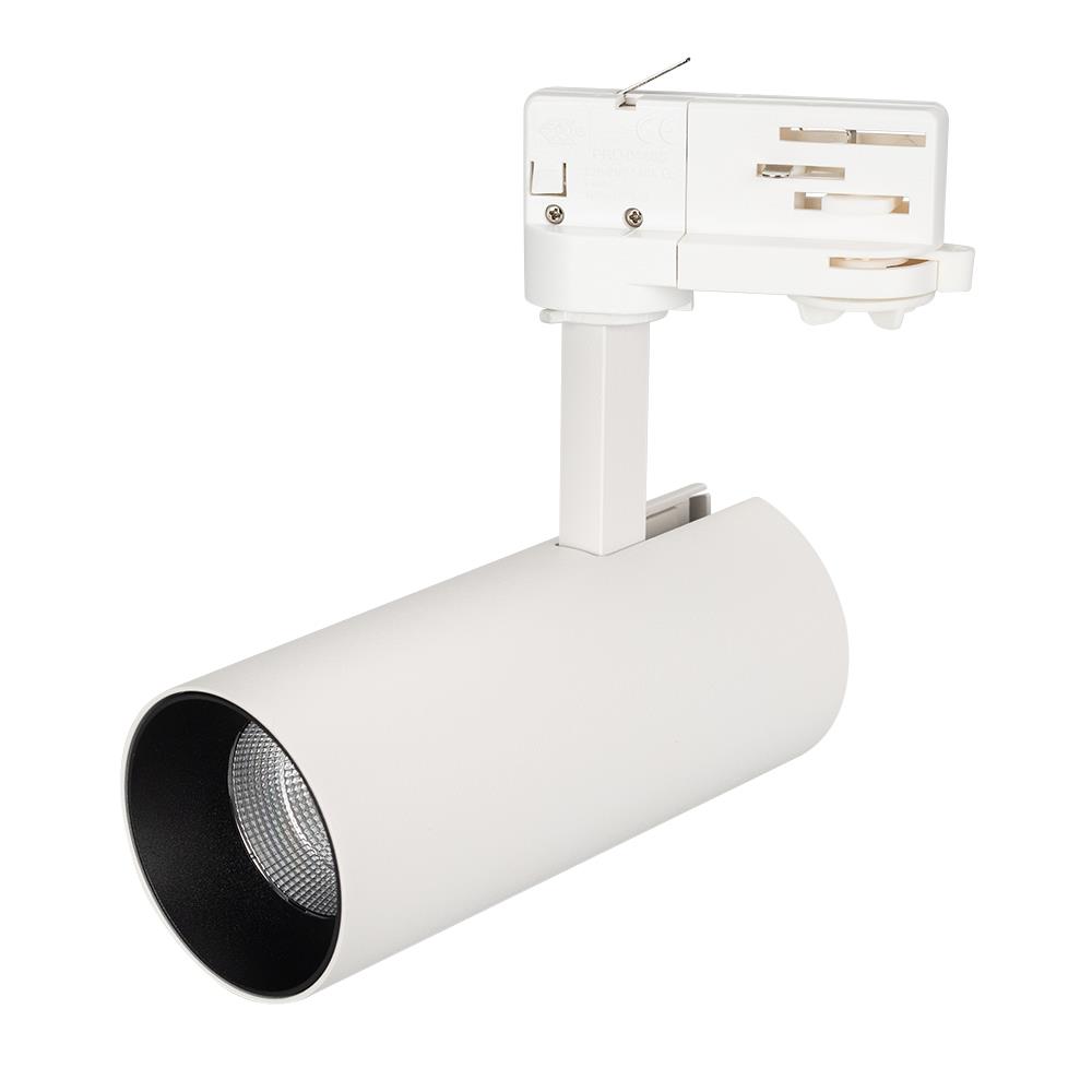 Светильник Arlight SP-POLO-TRACK-LEG-R65-8W Day4000 (WH-BK, 40 deg)