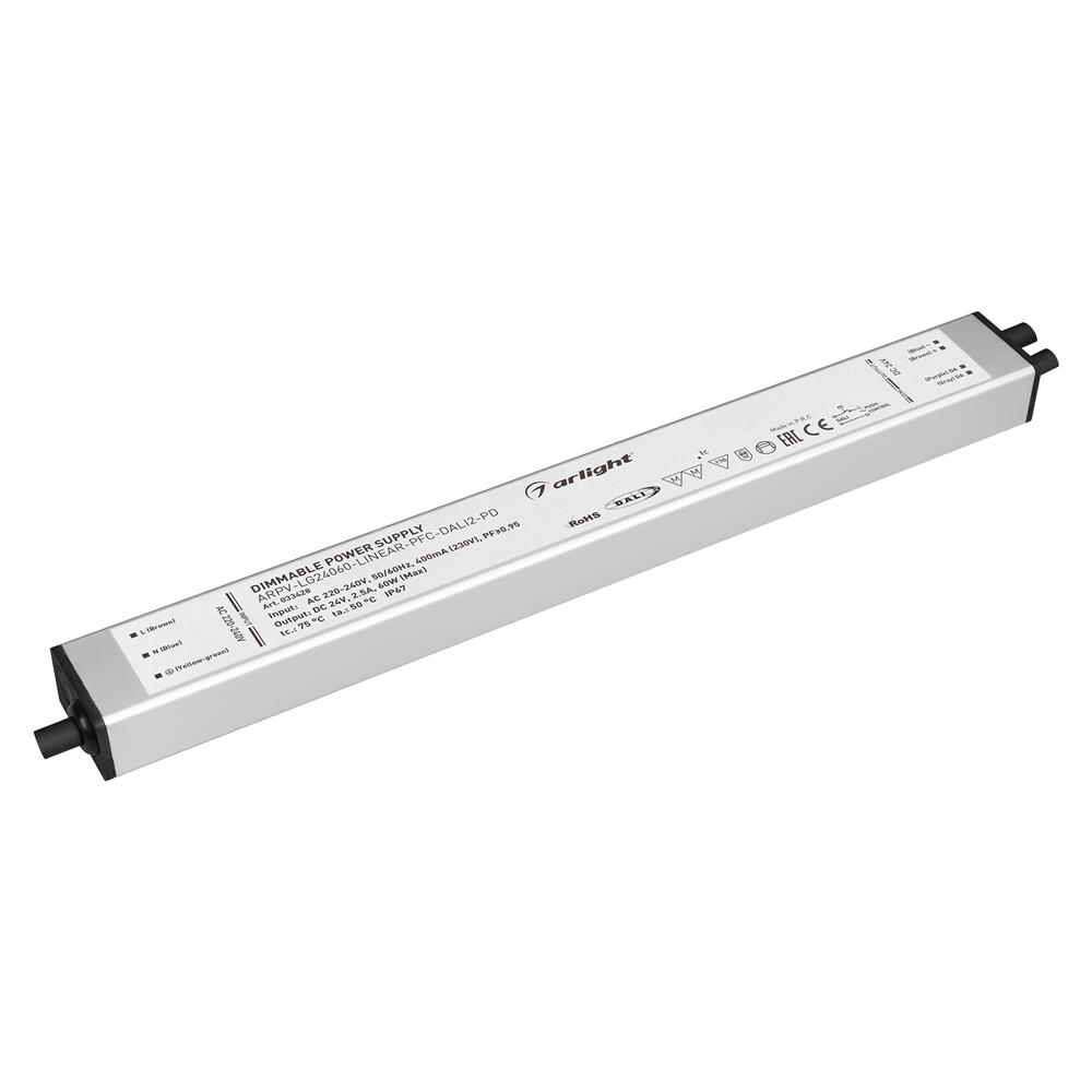 Блок питания Arlight ARPV-LG24030-LINEAR-PFC-DALI2-PD (24V, 1.25A, 30W)