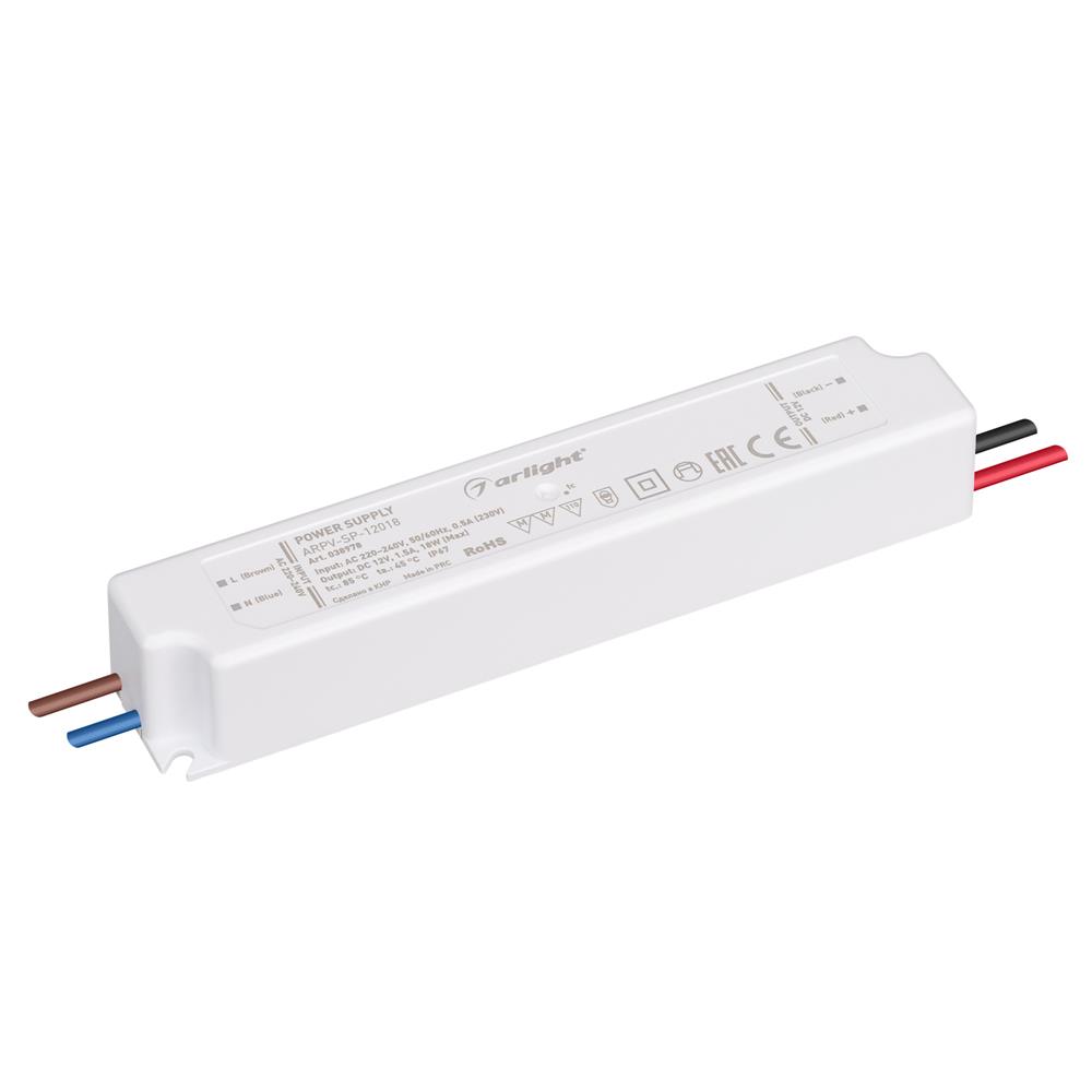 Блок питания Arlight ARPV-SP-12018 (12V, 1.5A, 18W)