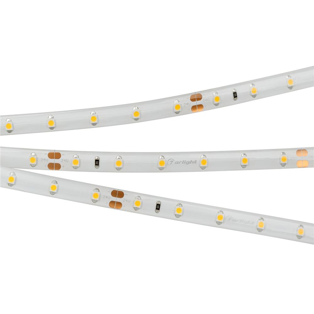 Светодиодная лента герметичная Arlight RTW-SE-A60-8mm 24V Warm3000 (4.8 W/m, IP65, 2835, 5m)