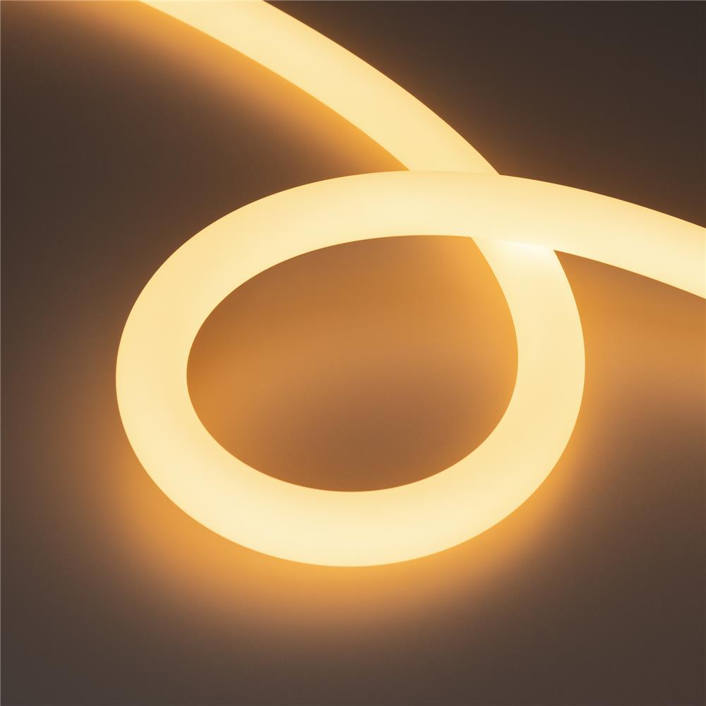 Светодиодная лента герметичная Arlight MOONLIGHT-TOP-A336-D25mm 24V Warm2700 360deg (14.4 W/m, IP65, 2835, 5m, wire x1)