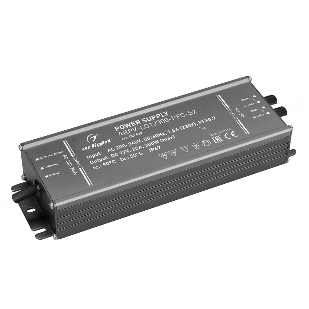 Блок питания Arlight ARPV-LG12300-PFC-S2 (12V, 25.0A, 300W)