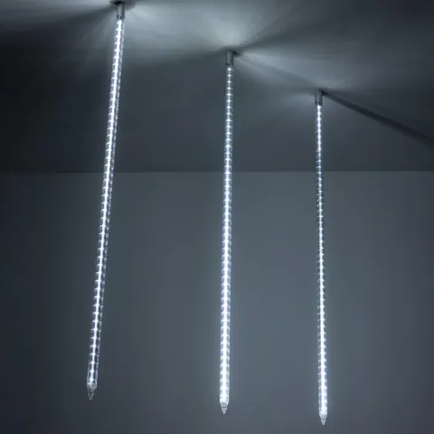 Светодиодная гирлянда Ardecoled ARD-ICEFALL-CLASSIC-D23-1000-CLEAR-96LED-LIVE WHITE (230V, 1.5W)