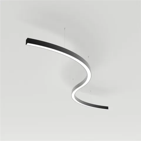 Светильник Arlight SP-LINE-HANG ARC-S3535-D1500-124W Day4000 (BLACK, 230V)