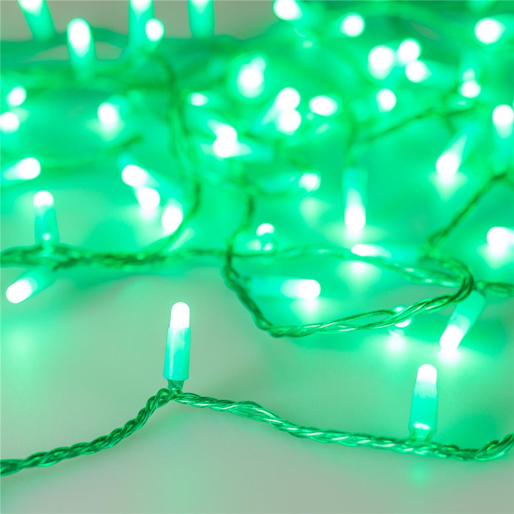 Светодиодная гирлянда Ardecoled ARD-STRING-CLASSIC-10000-GREEN-100LED-MILK-STD Green (230V, 7W)