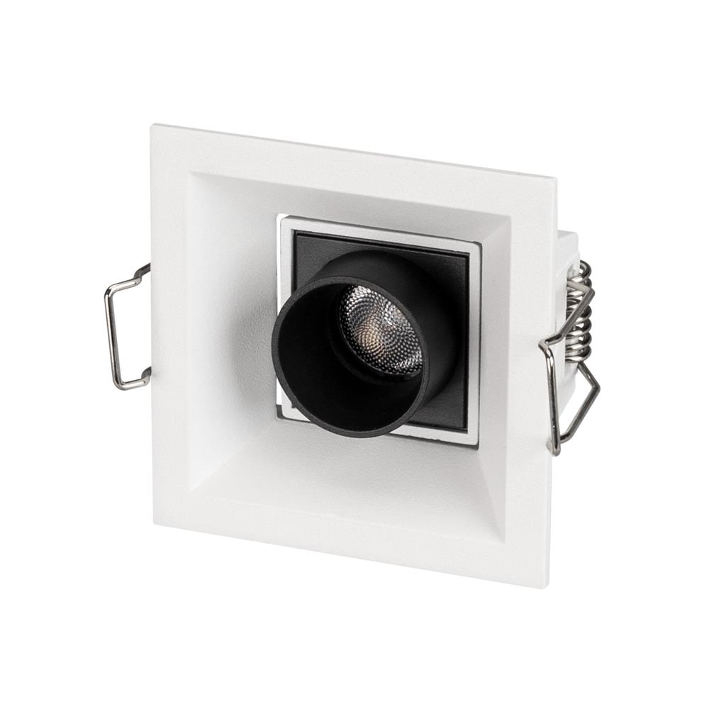 Светильник Arlight MS-ORIENT-BUILT-TURN-TC-S67x67-3W Warm3000 (WH-BK, 30 deg, 230V)