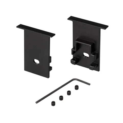 Заглушка Arlight SL-COMFORT-2542-F BLACK c отверстием