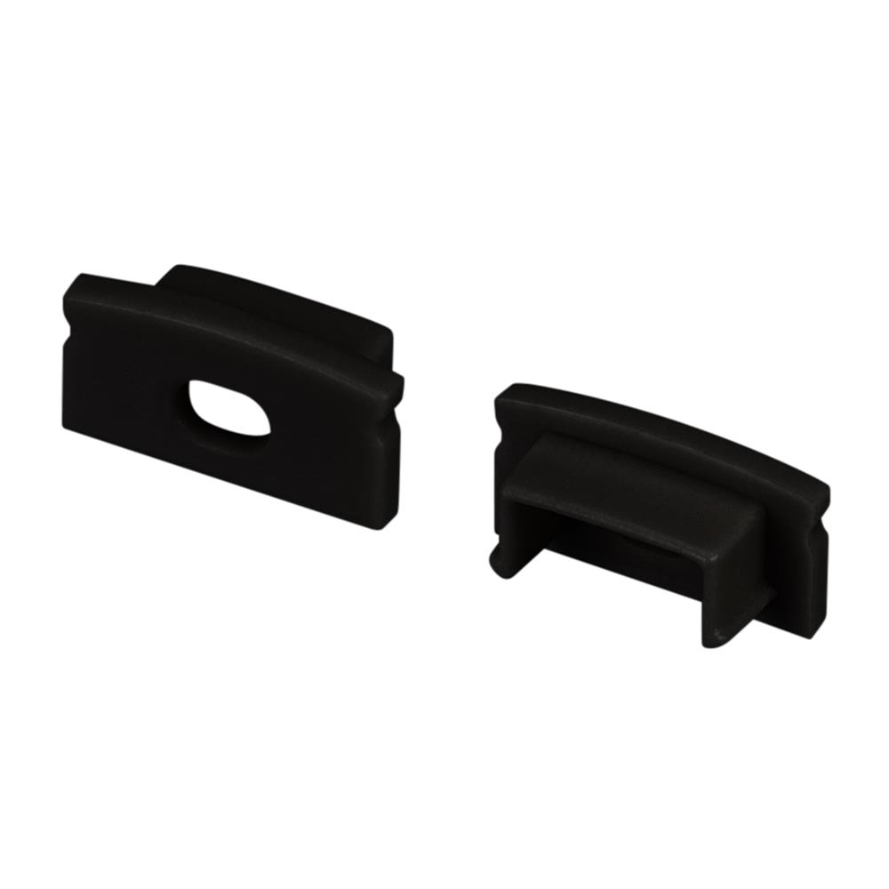 Заглушка Arlight LINE-1708 BLACK с отверстием