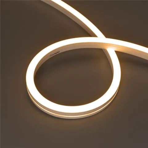 Светодиодная лента герметичная Arlight MOONLIGHT-SIDE-A140-12x17mm 24V Warm2700 (9.6 W/m, IP67, 5m, wire x2)