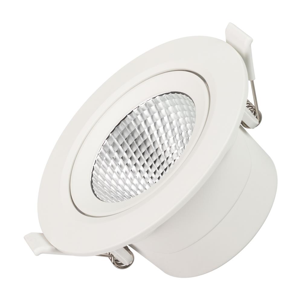 Светильник Arlight LTD-POLAR-TURN-R105-10W Warm3000 (WH, 36 deg, 230V)