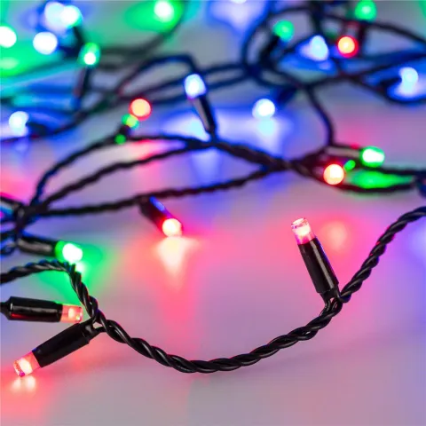 Светодиодная гирлянда Ardecoled ARD-STRING-CLASSIC-10000-BLACK-100LED-LIVE RGB-DMX (24V, 10W)