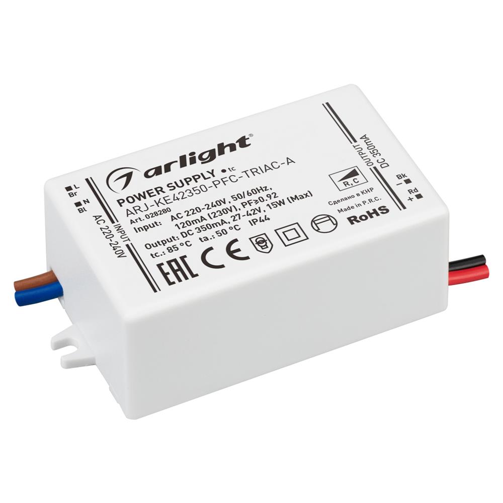 Блок питания Arlight ARJ-KE42350-PFC-TRIAC-A (15W, 350mA)