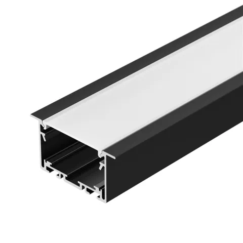 Профиль Arlight S2-LINIA69-F-2500 SEAMLESS BLACK