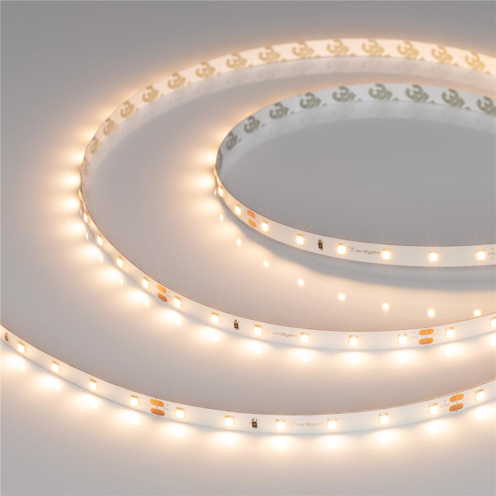 Светодиодная лента Arlight UL-A60-8mm 24V Warm2700 (7.2 W/m, IP20, 5m)