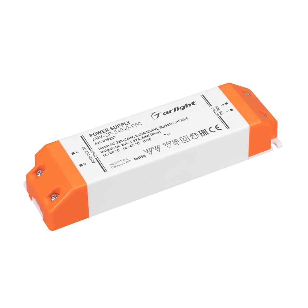 Блок питания Arlight ARV-SP-24040-PFC (24V, 1.67A, 40W)