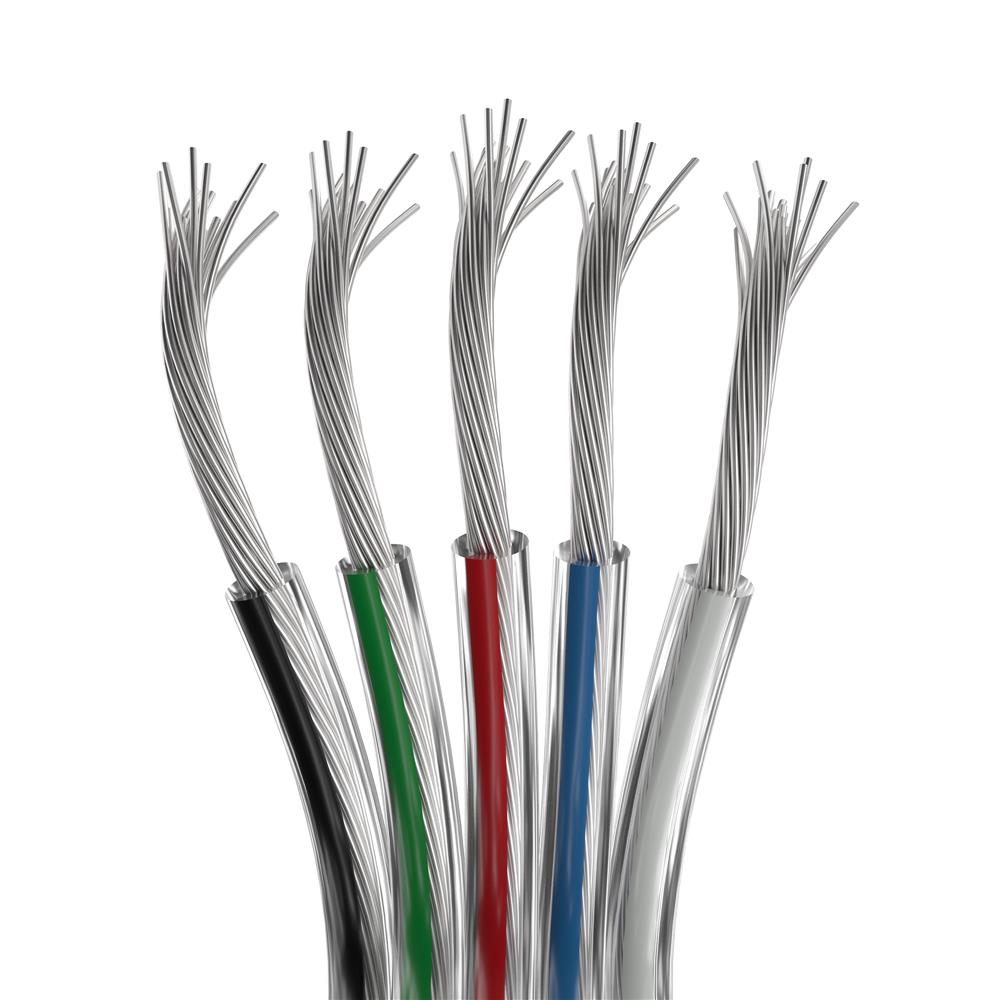 Шлейф питания Arlight ARL-20AWG-CLEAR-5Wire-CU