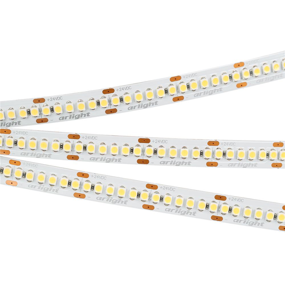 Светодиодная лента Arlight RT-A240-10mm 24V Warm3000 (19.2 W/m, IP20, 3528, 5m)