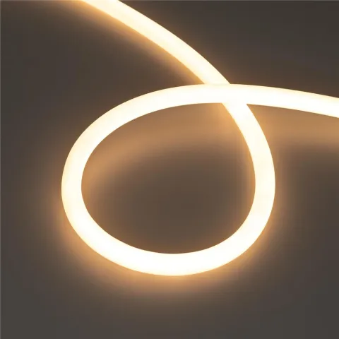 Светодиодная лента герметичная Arlight MOONLIGHT-TOP-M560-D13mm 24V Warm2700 360deg (8.6 W/m, IP65, 5m, wire x1)