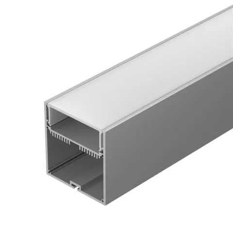 Профиль с экраном Arlight SL-LINE-7477-2500 ANOD+OPAL