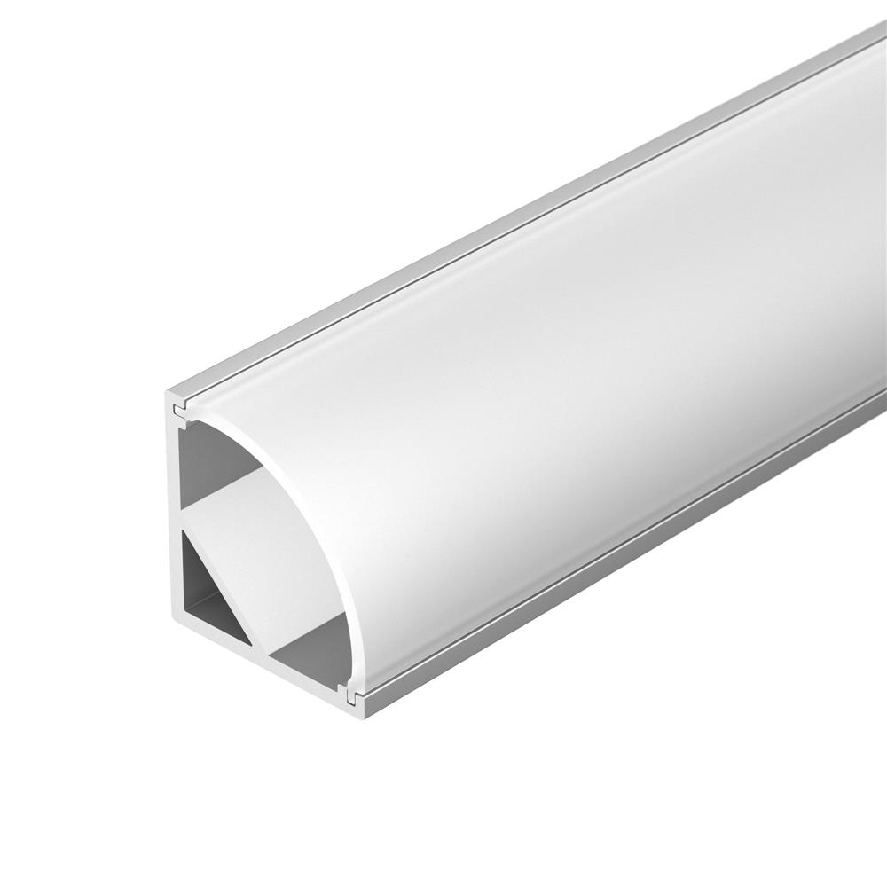 Профиль с экраном Arlight ARH-KANT-H16-2000 ANOD+OPAL