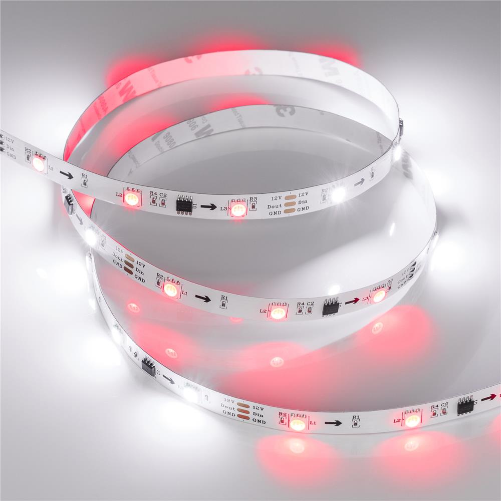 Светодиодная лента Arlight SPI-B30-10mm 12V RGB-PX3 (7.2W/m, IP20, 5060, 5m)