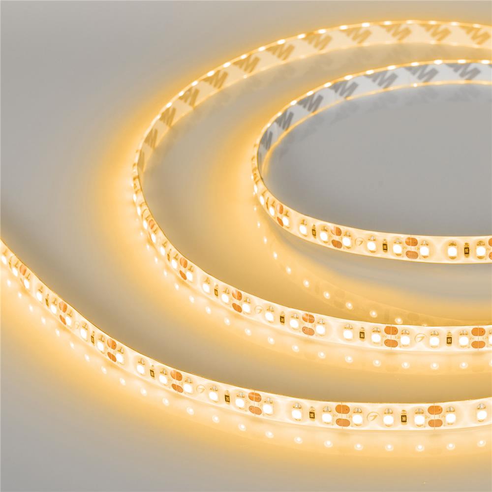Светодиодная лента герметичная Arlight RTW-SE-A120-8mm 12V Yellow (9.6 W/m, IP65, 2835, 5m)