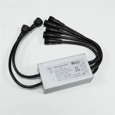 Коннектор питания Ardecoled ARD-PRO-DMX RGBW (24V, 5x190pix)