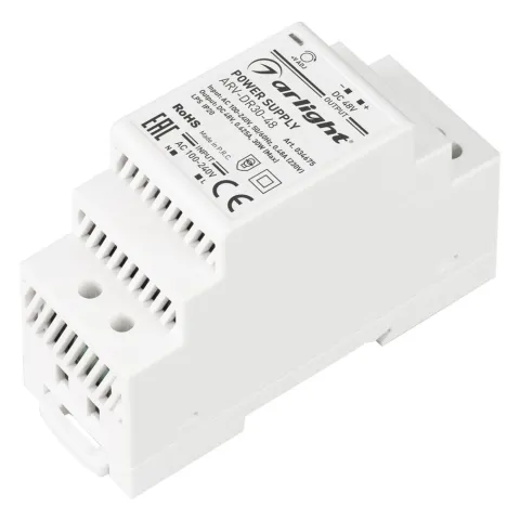 Блок питания Arlight ARV-DR30-48 (48V, 0.6A, 30W)