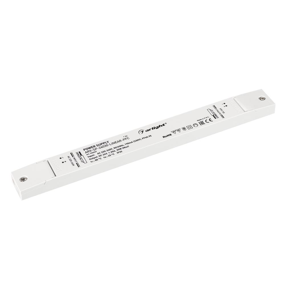 Блок питания Arlight ARV-SP-24030-LINEAR-PFC (24V, 1.25A, 30W)