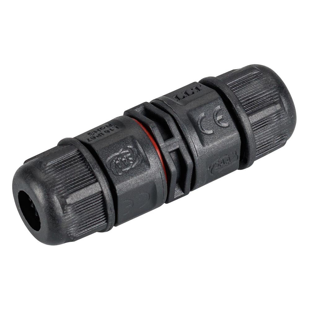 Коннектор прямой Arlight NEO-CON-I-2pin-BK (3-7mm, IP67)
